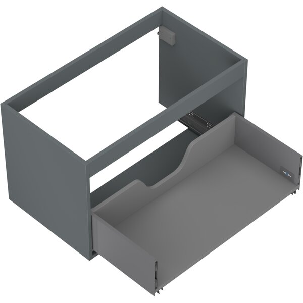 Mexen Box-A, fali szekrény 80 cm, 1 fiók, grafit matt, 91AX0-0800-470-1-66