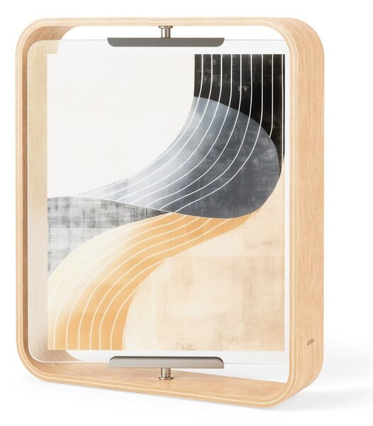 Natúr színű fa álló képkeret 26x31,5 cm Bellwood – Umbra