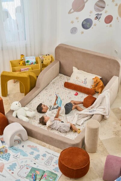 Atelier Del Sofa Kid's Bed Beige Funbed Double 115 - Beige