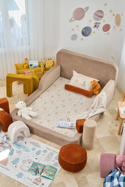 Atelier Del Sofa Kid's Bed Beige Funbed Double 115 - Beige