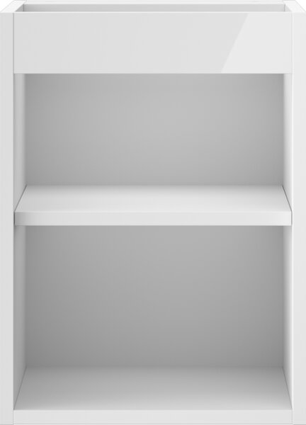 Mexen Box-A, fali szekrény 35 cm, fényes fehér, 91AX1-0350-470-1-00