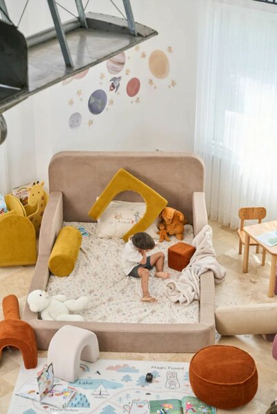 Atelier Del Sofa Kid's Bed Beige Funbed Double 115 - Beige