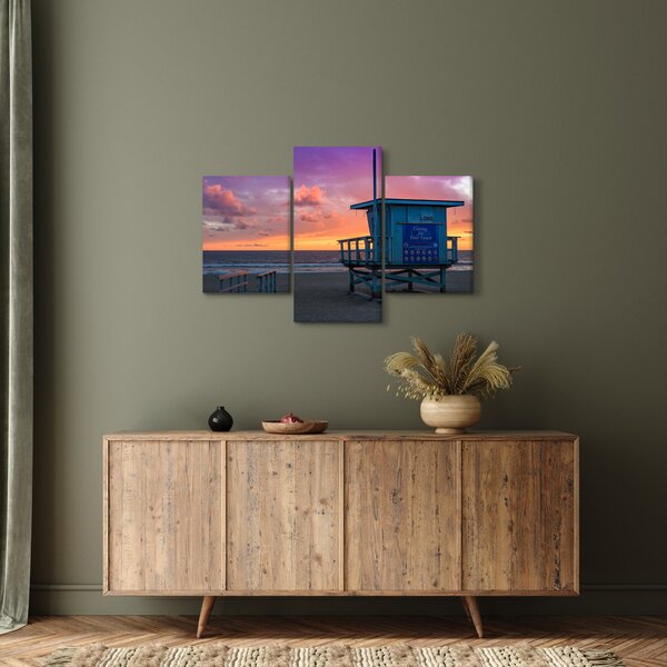 Kép a Santa Monicai strandtól (90x60 cm)