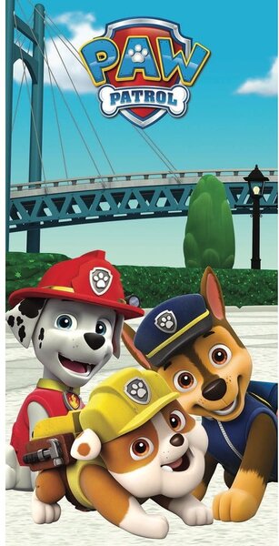 Pamut gyerek fürdőlepedő 70x140 cm Paw Patrol – Jerry Fabrics