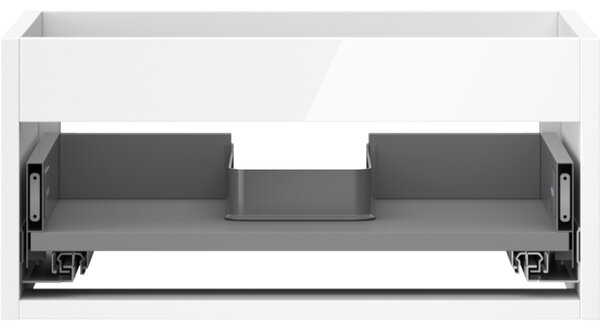 Mexen Box-A, fali szekrény 50 cm, 1 fiók, fényes fehér, 91AX0-0500-235-1-00