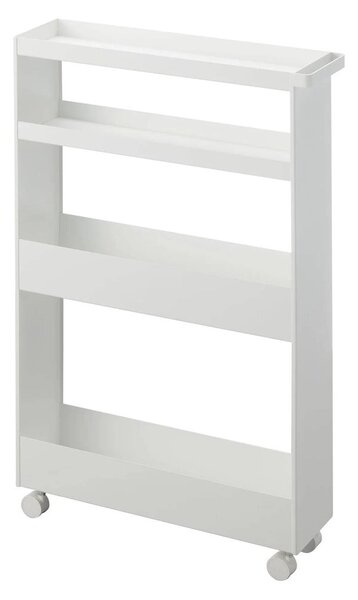 Matt fehér acél fürdőszobai polcos állvány 48x80,5 cm Tower – YAMAZAKI