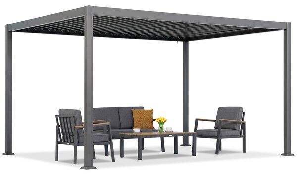 Amarante terasz pergola 3 x 4 m Garden Point antracit