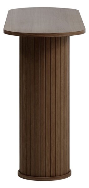 Barna konzolasztal 40x130 cm Nola – Unique Furniture