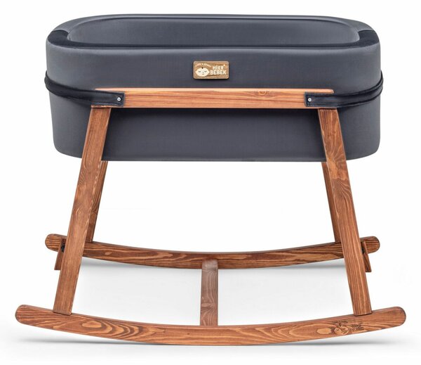Hanah Home Bölcső BlackOak Hier - Fekete, Tölgy