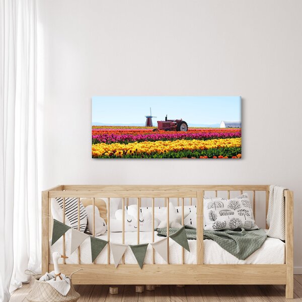 Tulipánfarm képe (120x50 cm)