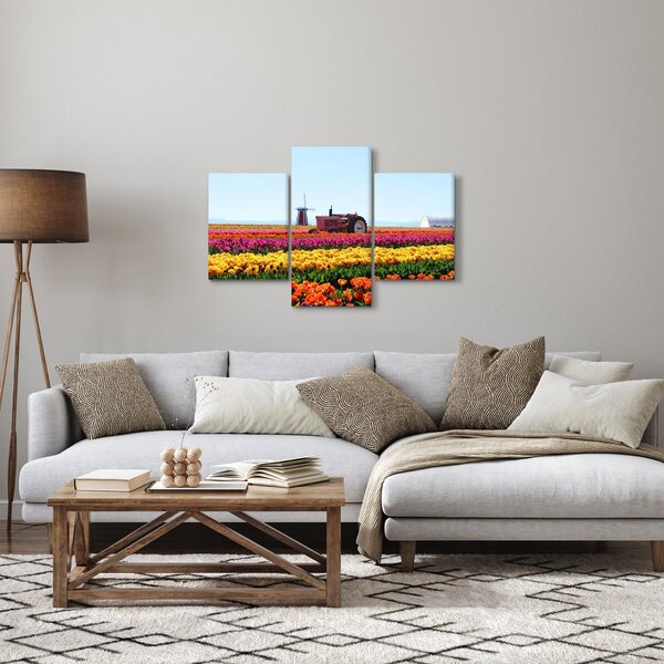 Tulipánfarm képe (90x60 cm)