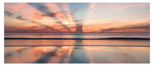Nap sugarak képe Dayton Beach felett (120x50 cm)