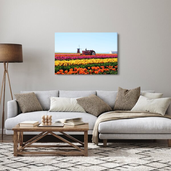 Tulipánfarm képe (90x60 cm)