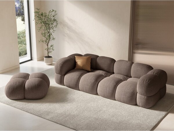 Barna kanapé 250 cm Loretto – Cosmopolitan Design