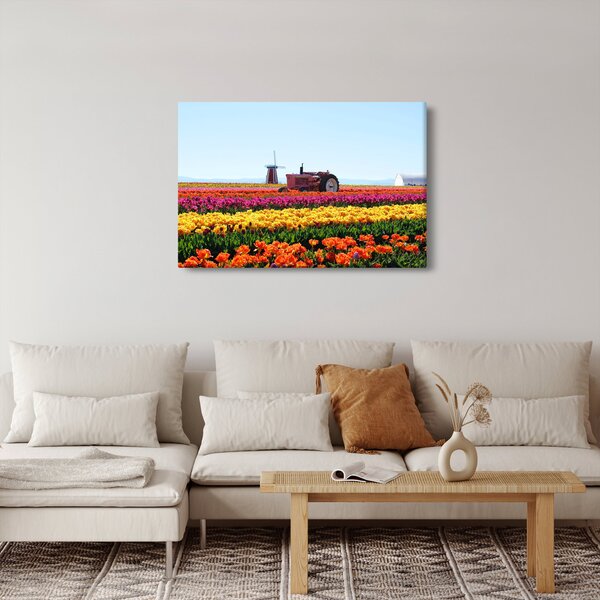 Tulipánfarm képe (90x60 cm)