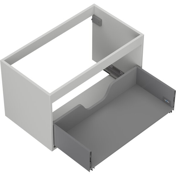 Mexen Box-A, fali szekrény 80 cm, 1 fiók, matt szürke, 91AX0-0800-470-1-62