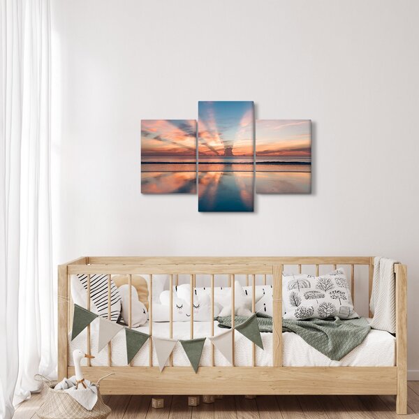 Nap sugarak képe Dayton Beach felett (90x60 cm)