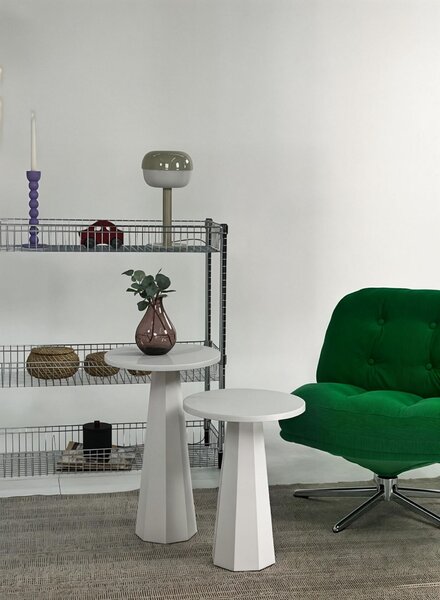 Hanah Home dohányzóasztal szett White Lilyum (57 + 47) - fehér