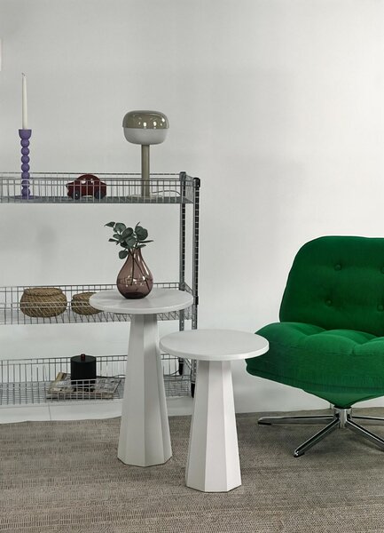 Hanah Home dohányzóasztal szett White Lilyum (57 + 47) - fehér
