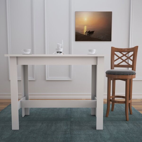 Hanah Home Barra Étkezőasztal – fényes fehér