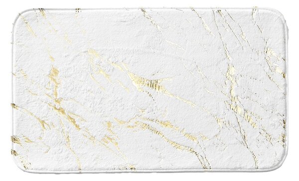 Fehér-aranyszínű fürdőszobai kilépő 45x75 cm Aquamarbre – douceur d'intérieur