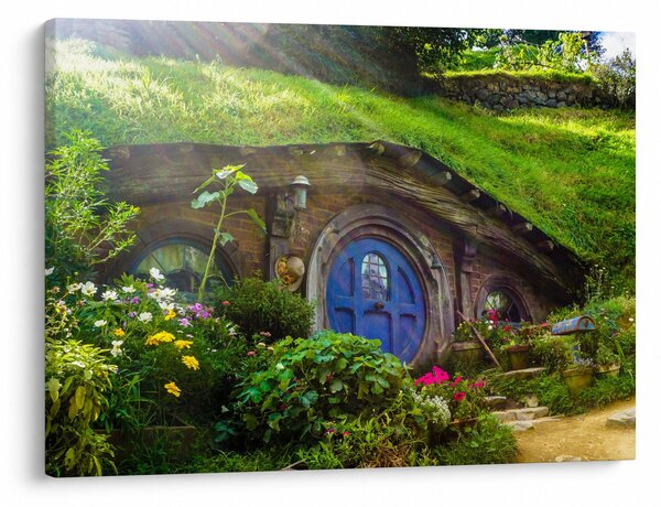 Kép - Hobbitfalva (70x50 cm)