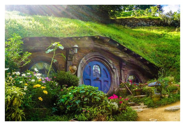 Kép - Hobbitfalva (90x60 cm)