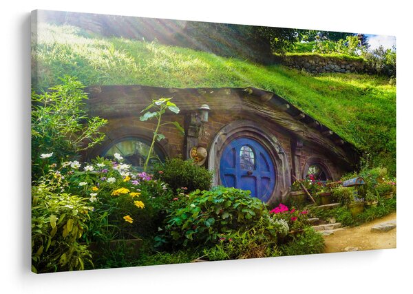 Kép - Hobbitfalva (90x60 cm)