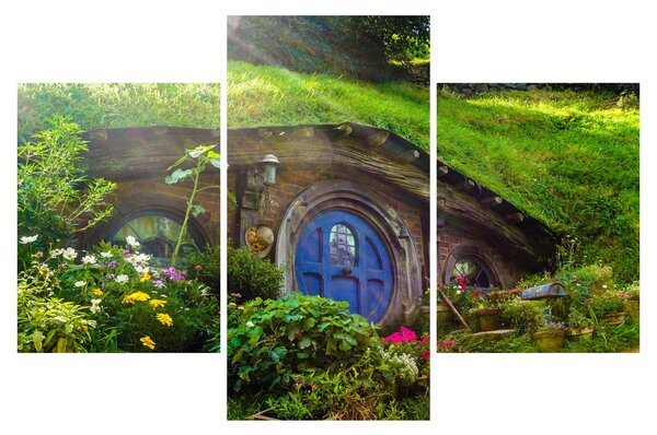 Kép - Hobbitfalva (90x60 cm)