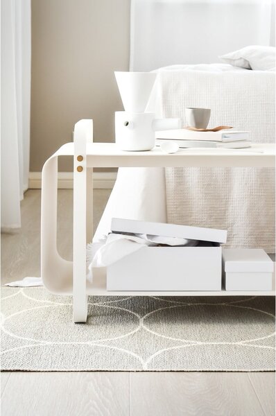 Krémszínű kültéri-beltéri szőnyeg 70x100 cm Boo Linen – Pappelina