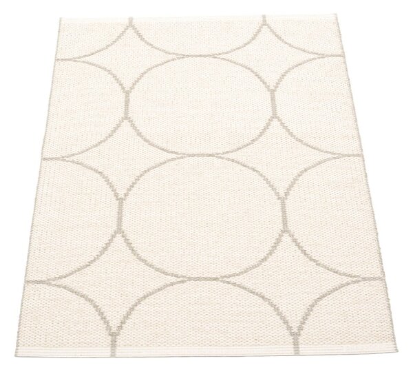 Krémszínű kültéri-beltéri szőnyeg 70x100 cm Boo Linen – Pappelina