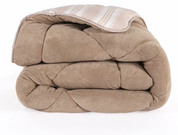 L'essential Maison Kétszemélyes paplan, Soft Line, bézs színű