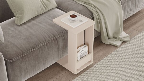 Hanah Home lerakóasztal, homok színű, MIN1-CO