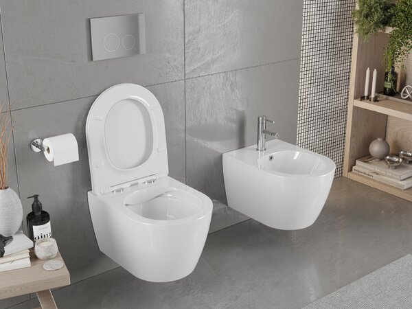 Mexen Carmen Rimless, függő WC csésze 49 x 36 cm, fehér, 3388XX00
