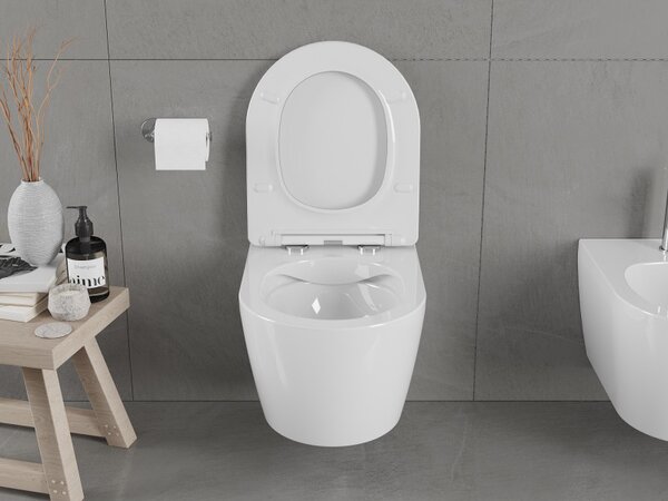 Mexen Carmen Rimless, függő WC csésze 49 x 36 cm, fehér, 3388XX00