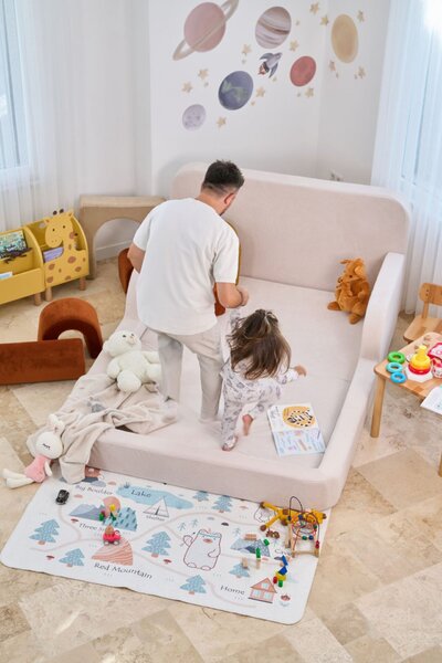Atelier Del Sofa Gyerekágy Krém Funbed Double 115 - Krém