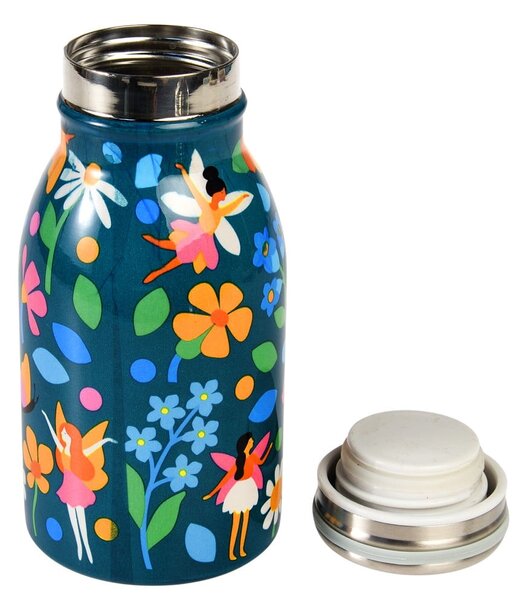 Kék rozsdamentes acél gyerek ivópalack 250 ml Fairies in the Garden – Rex London