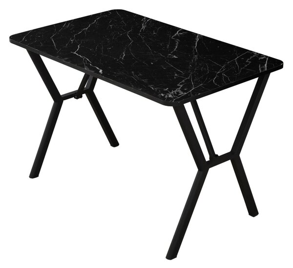 Hanah Home étkezőasztal Black Elma 110 - Fekete