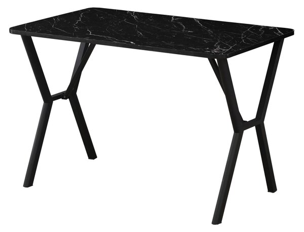 Hanah Home étkezőasztal Black Elma 110 - Fekete