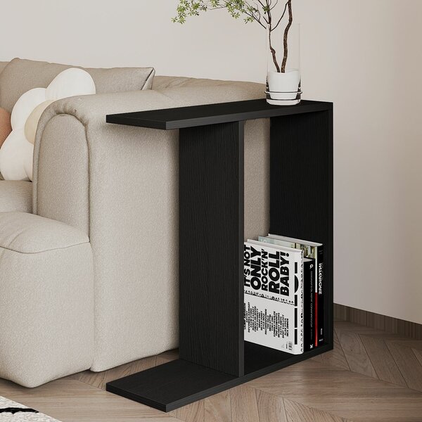 Hanah Home Side Table Black Lotus - Black