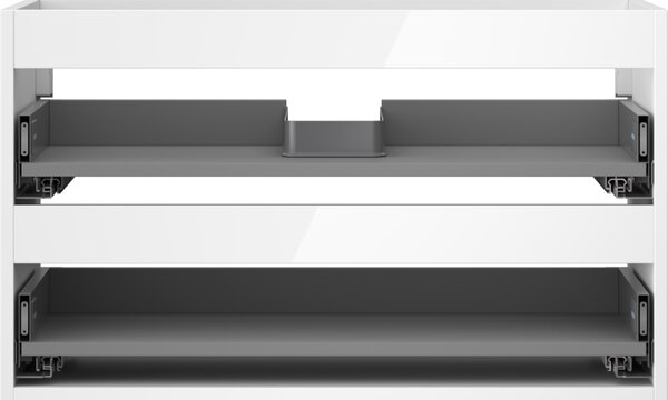Mexen Box-A, fali szekrény 80 cm, 2 fiók, fényes fehér, 91AX0-0800-470-2-00