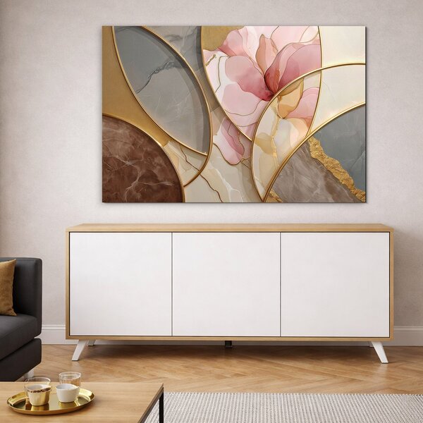 DUBLEZ | Modern art deco kép - Szépség a márványban | Prémium UV nyomtatás