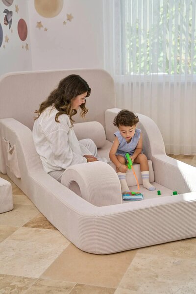 Atelier Del Sofa Gyerekágy Krém Funbed Egyszemélyes - Krém