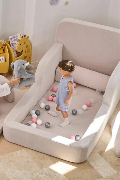 Atelier Del Sofa Gyerekágy Krém Funbed Egyszemélyes - Krém