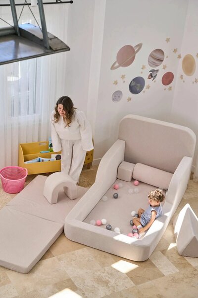 Atelier Del Sofa Gyerekágy Krém Funbed Egyszemélyes - Krém