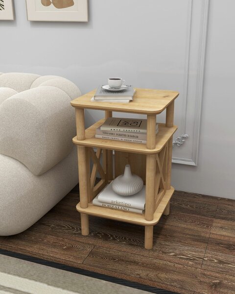 Hanah Home Lerakóasztal Tölgy Castagno