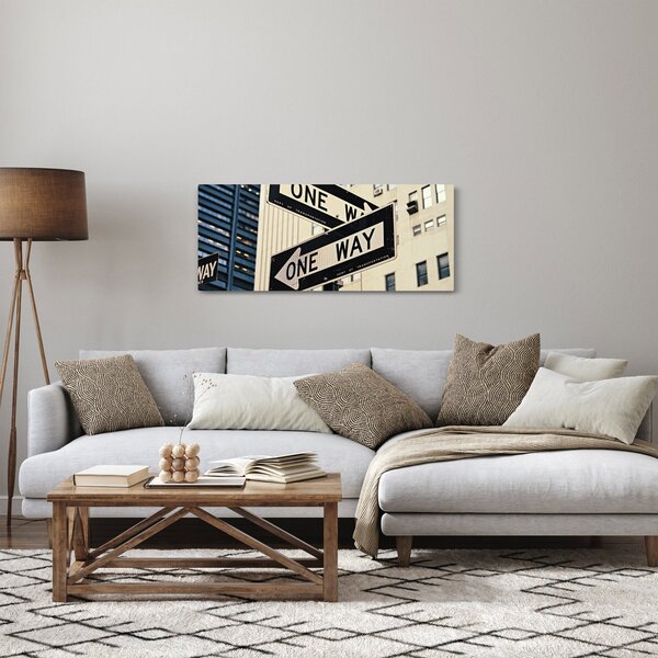 Kép - New York ONE WAY (120x50 cm)