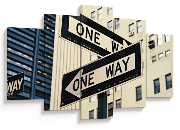 Kép - New York ONE WAY (150x105 cm)