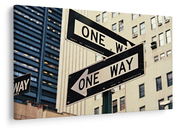 Kép - New York ONE WAY (90x60 cm)