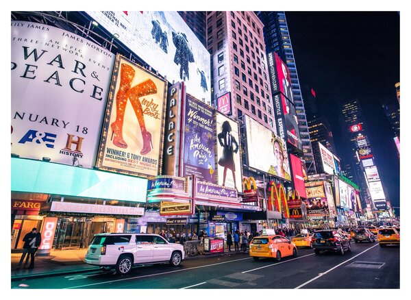 Kép - New York Theater District (70x50 cm)